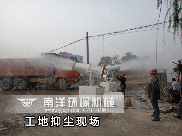 抑塵設備工（gōng）地使用（yòng）效果（guǒ）