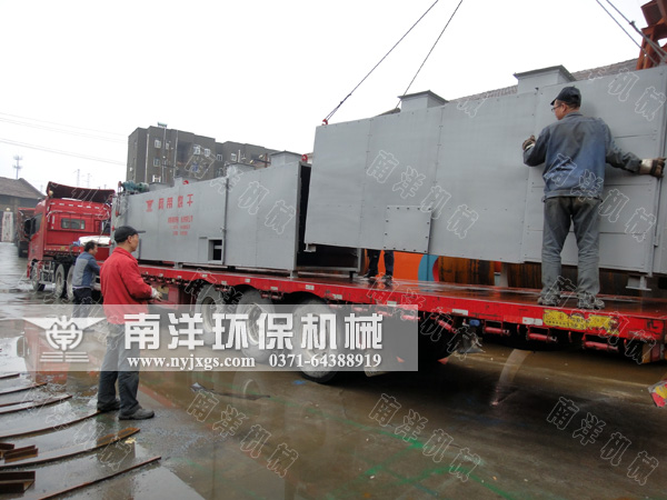 網箱烘幹機裝車