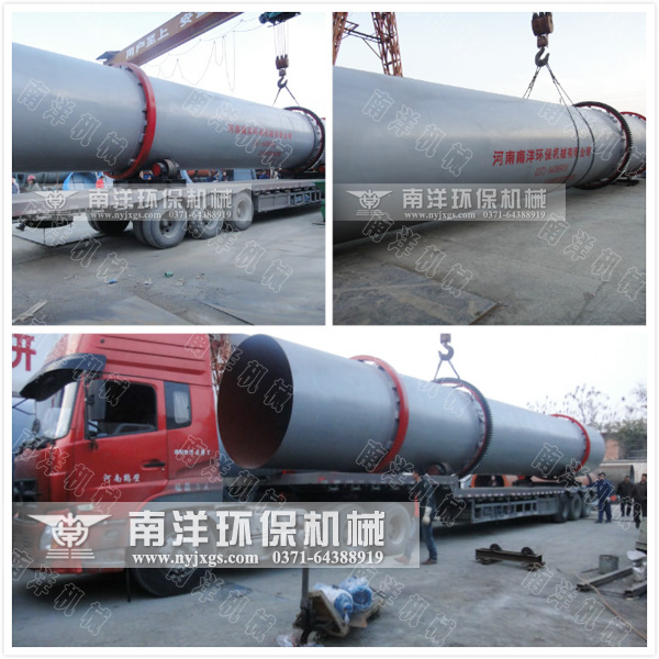 煤泥烘幹機裝車發貨