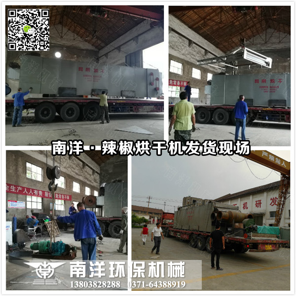 辣椒烘（hōng）幹機發貨交付