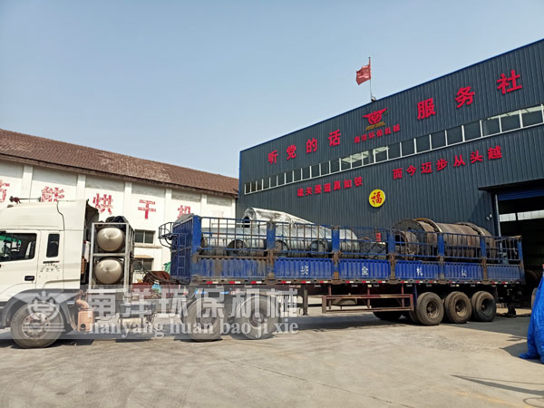 碳黑烘幹設備（bèi）發貨