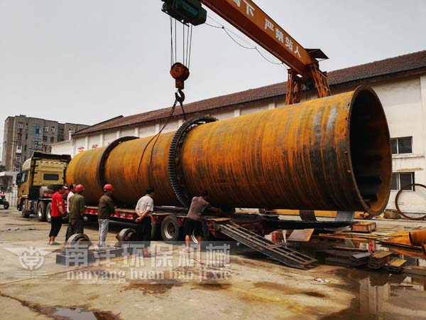 蘭炭烘幹機成套設備發貨