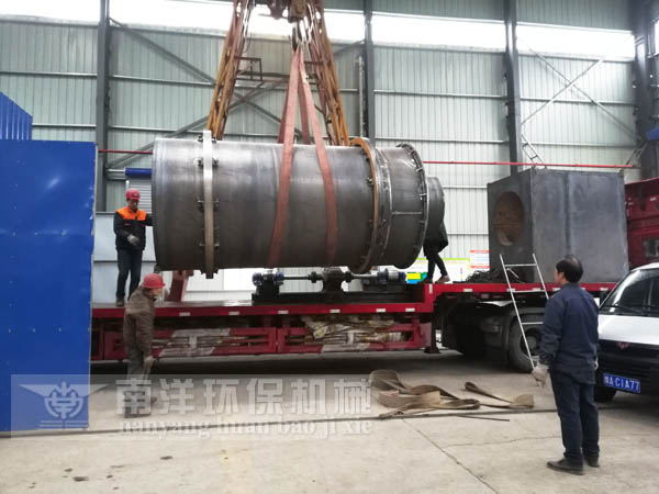 尾礦沙烘幹機（jī）發貨現場