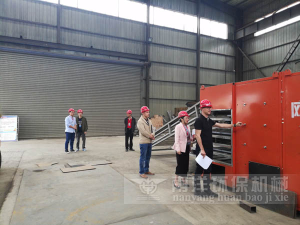 奧（ào）地利客商考察采購烘（hōng）幹機