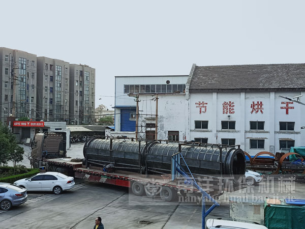 無（wú）軸（zhóu）滾筒篩（shāi）沙機（jī）發貨現場