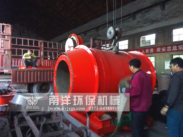 內蒙（méng）客戶訂（dìng）製的節能型煤粉燃燒爐發貨