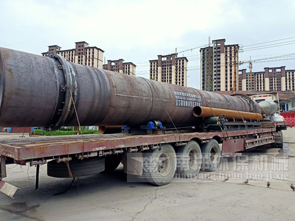 赤泥烘幹機球（qiú）磨機發貨現場