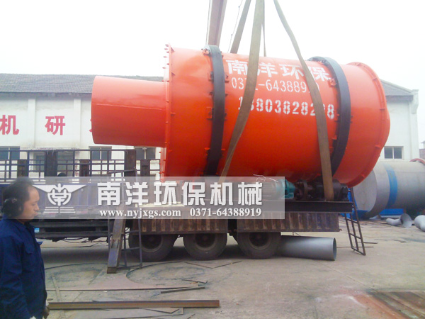 貝殼烘幹機發貨（huò）現場