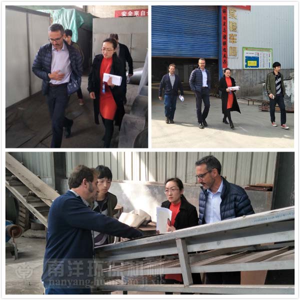 外商在廠（chǎng）區（qū）參觀