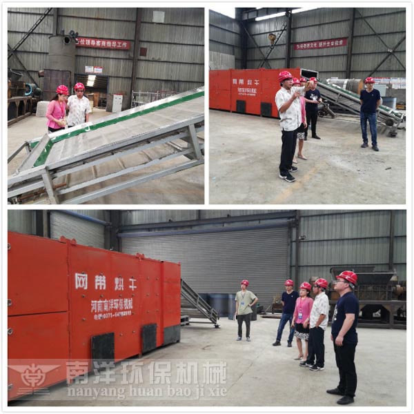 越南外商在廠區參觀考察