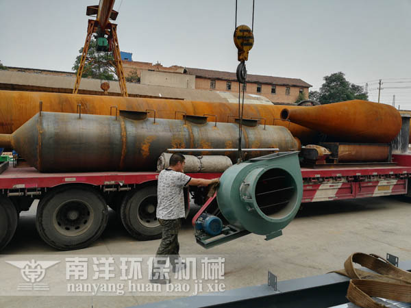 烘幹機引風設備裝車